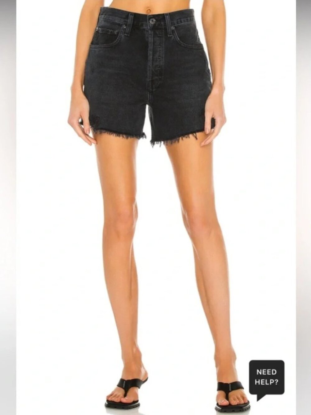 Agolde Riley Shorts in Vortex - Picture 2 of 16